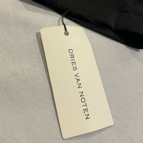 DRIES VAN NOTEN Castilla Bis Black Ruffle Blouse Women’s Size 40 (Medium) - Picture 6 of 10